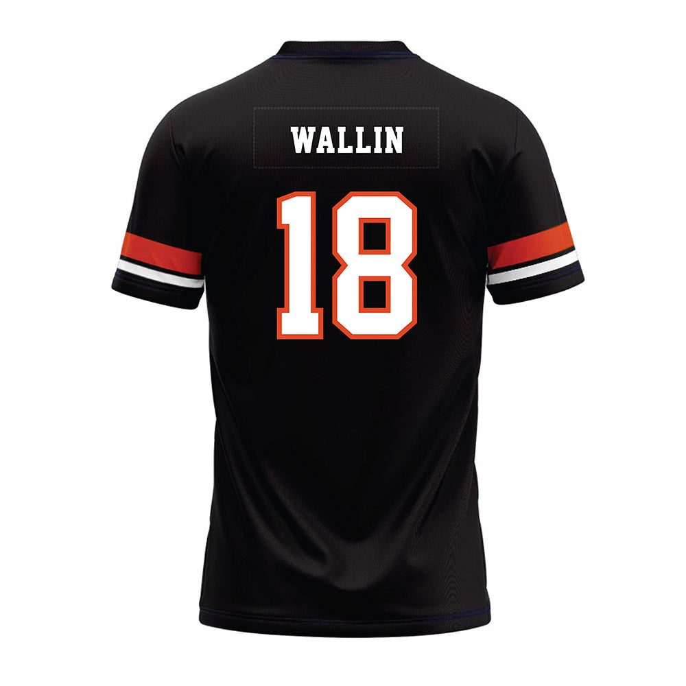 Oregon State - NCAA Football : Kai Wallin - Black Premium Football Jersey-1