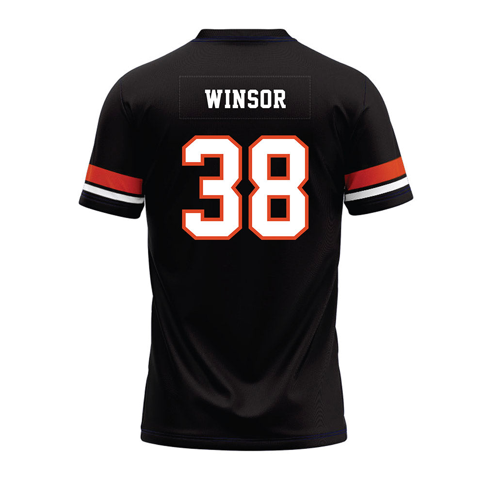 Oregon State - NCAA Football : AJ Winsor - Black Premium Football Jersey-1