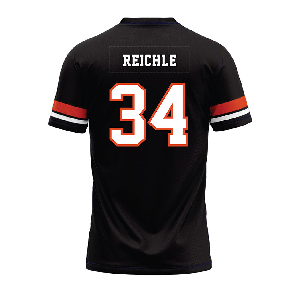 Oregon State - NCAA Football : Jake Reichle - Black Premium Football Jersey-1
