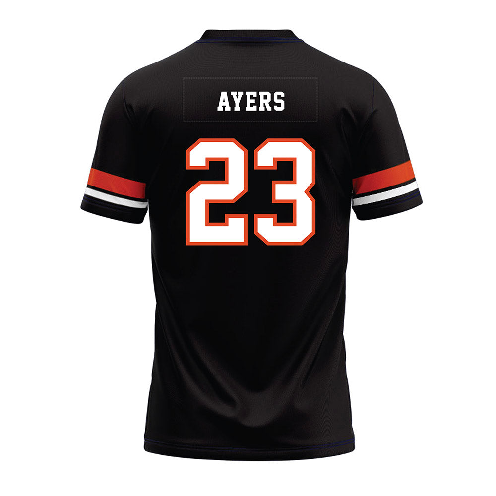 Oregon State - NCAA Football : Exodus Ayers - Black Premium Football Jersey-1