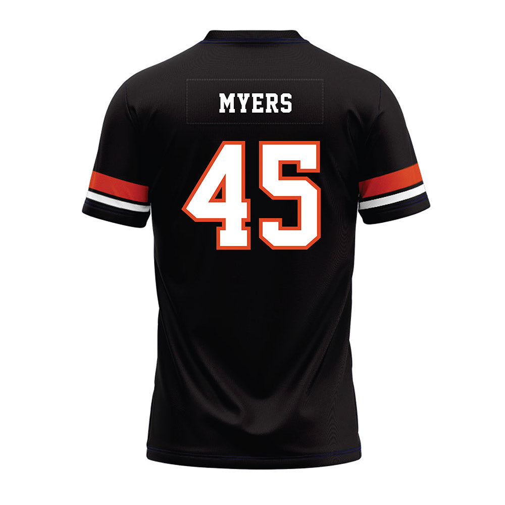 Oregon State - NCAA Football : Jesse Myers - Black Premium Football Jersey-1