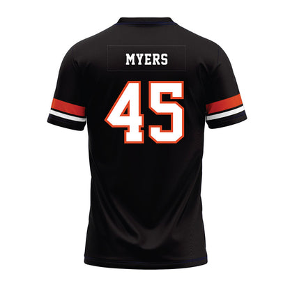 Oregon State - NCAA Football : Jesse Myers - Black Premium Football Jersey-1