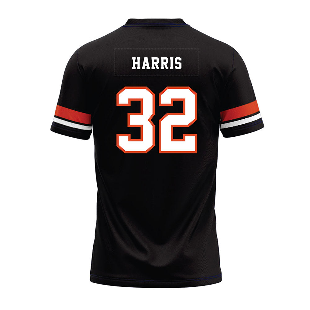 Oregon State - NCAA Football : Walker Harris - Black Premium Football Jersey-1