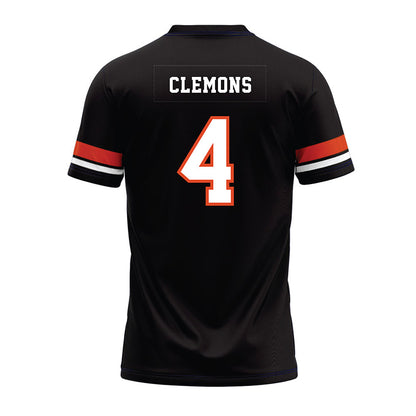 Oregon State - NCAA Football : Darrius Clemons - Black Premium Football Jersey-1