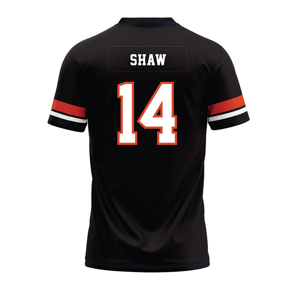 Oregon State - NCAA Football : Kord Shaw - Black Premium Football Jersey-1