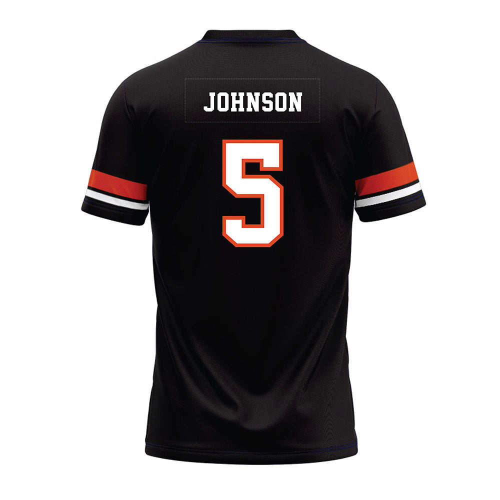 Oregon State - NCAA Football : Gabarri Johnson - Black Premium Football Jersey-1