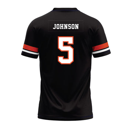 Oregon State - NCAA Football : Gabarri Johnson - Black Premium Football Jersey-1