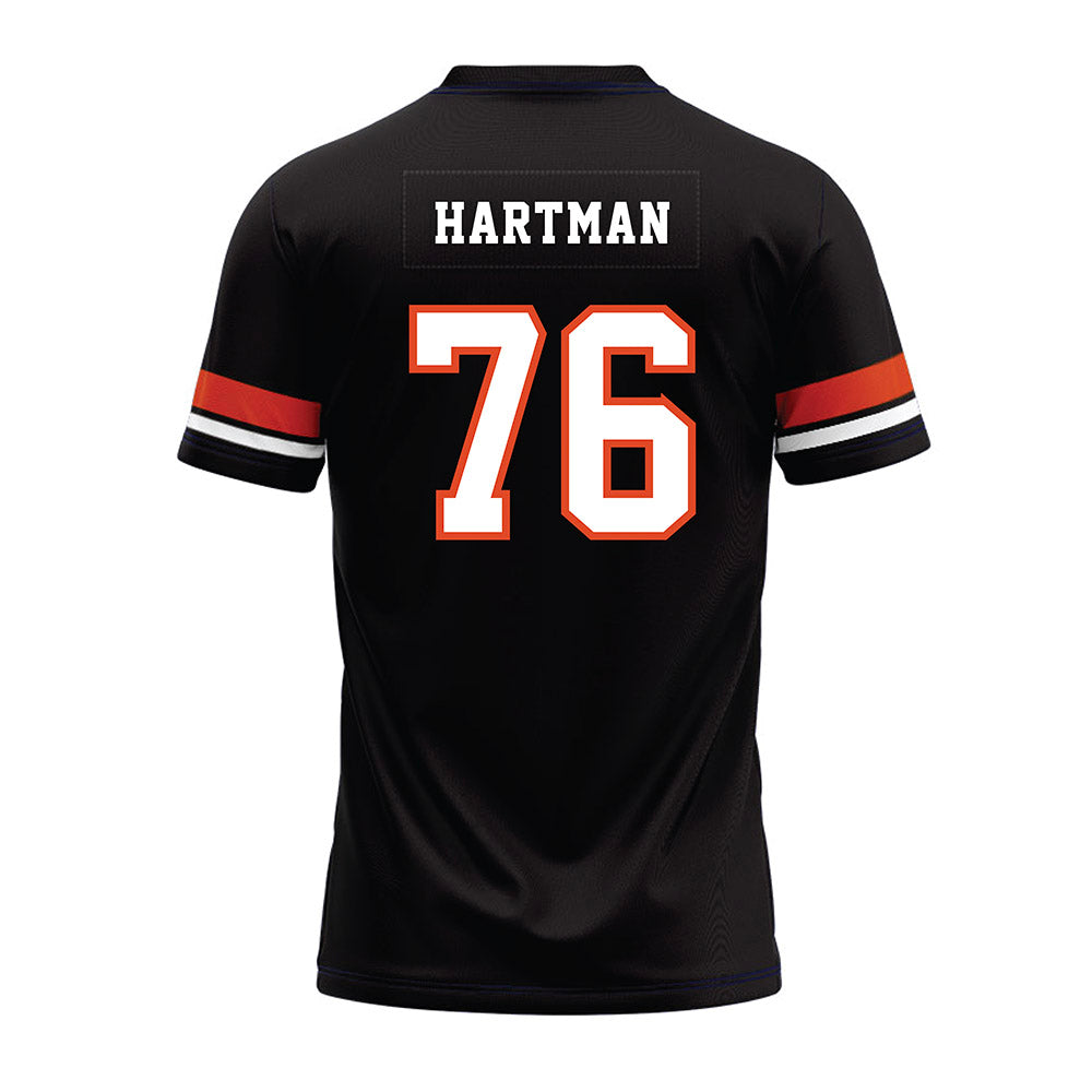 Oregon State - NCAA Football : Ben Hartman - Black Premium Football Jersey-1