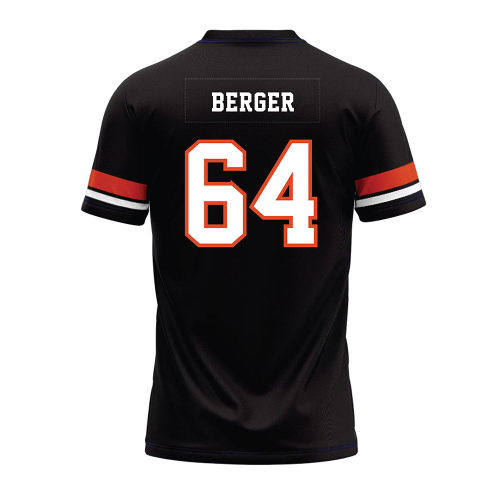 Oregon State - NCAA Football : Ryan Berger - Black Premium Football Jersey-1