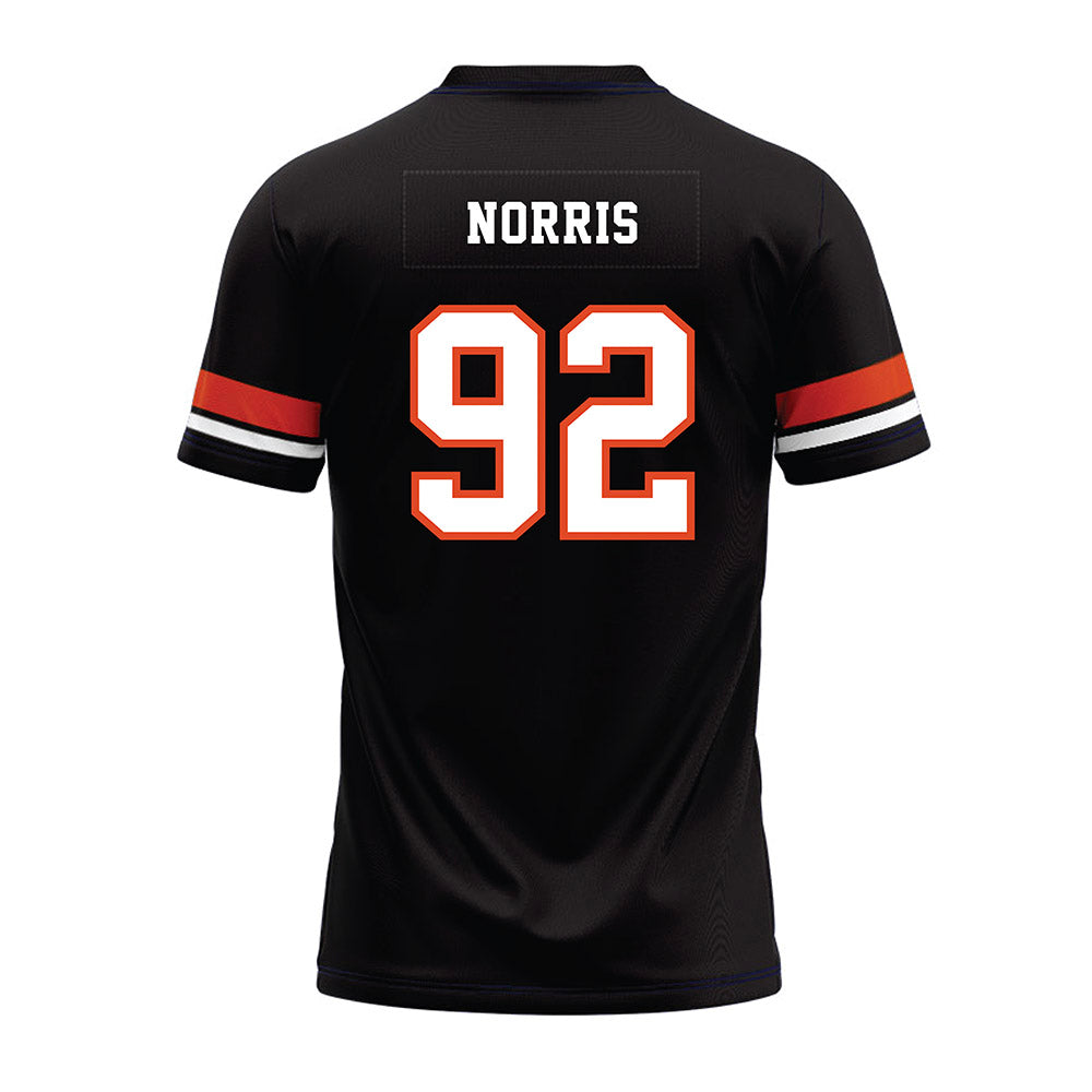 Oregon State - NCAA Football : Nick Norris - Black Premium Football Jersey-1