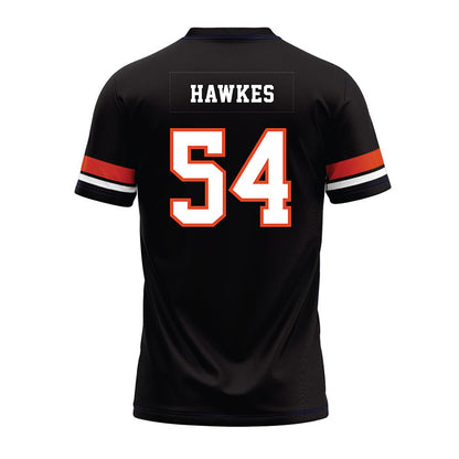 Oregon State - NCAA Football : Adam Hawkes - Black Premium Football Jersey-1