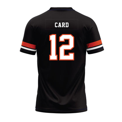 Oregon State - NCAA Football : Zachary Card - Black Premium Football Jersey-1