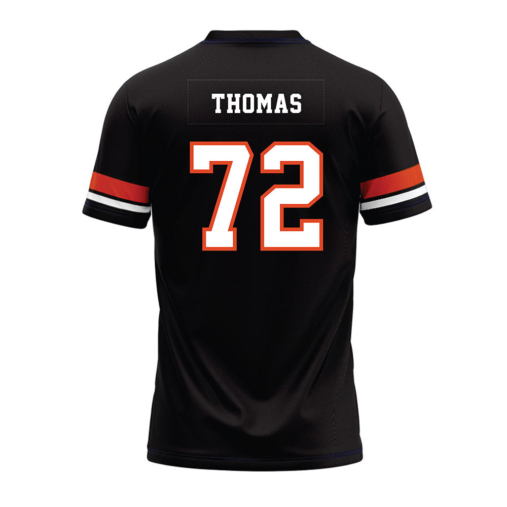 Oregon State - NCAA Football : Noah Thomas - Black Premium Football Jersey-1