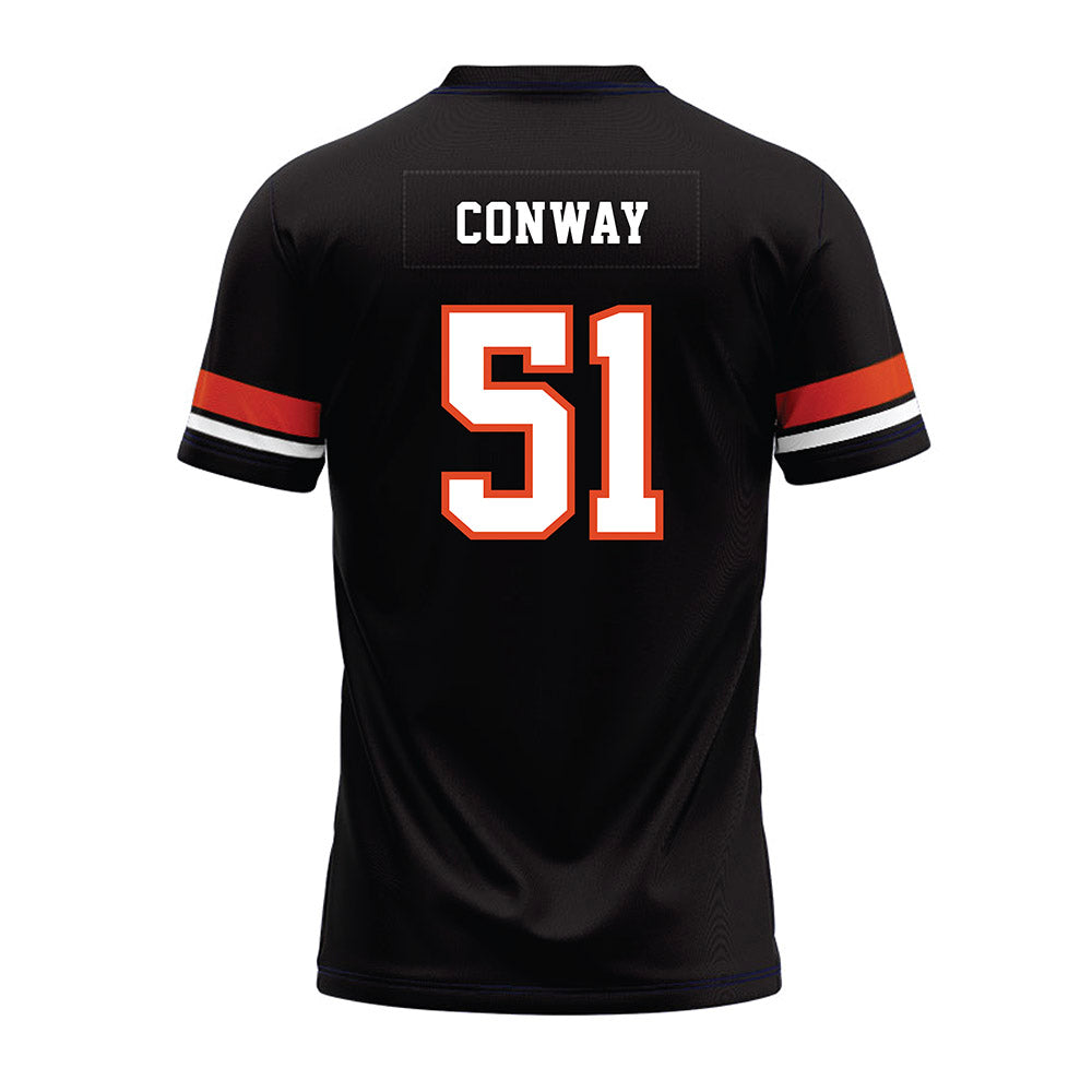 Oregon State - NCAA Football : Maddox Conway - Black Premium Football Jersey-1