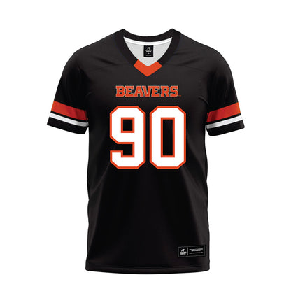 Oregon State - NCAA Football : Jojo Johnson - Black Premium Football Jersey-0
