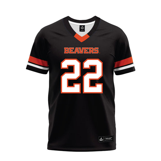 Oregon State - NCAA Football : Marquis Crosby - Black Premium Football Jersey-0