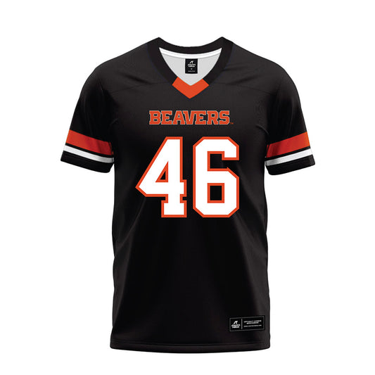 Oregon State - NCAA Football : Logan McCreery - Black Premium Football Jersey-0