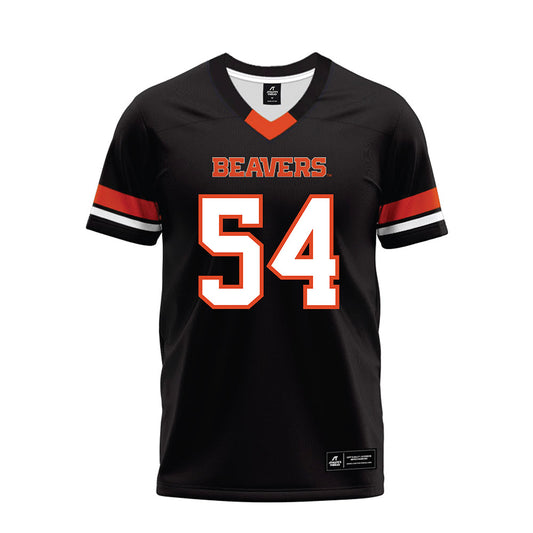 Oregon State - NCAA Football : Adam Hawkes - Black Premium Football Jersey-0