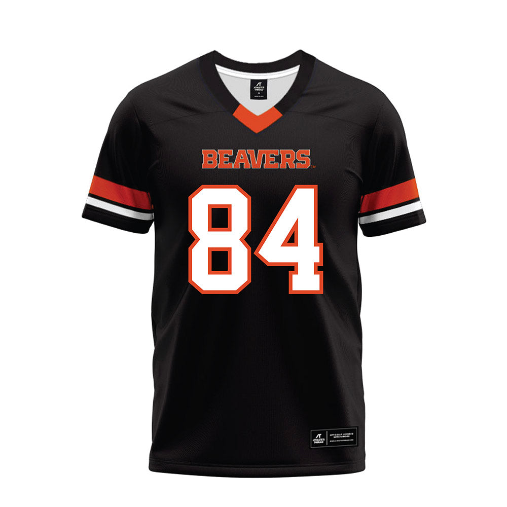 Oregon State - NCAA Football : Cody Siegner - Black Premium Football Jersey-0