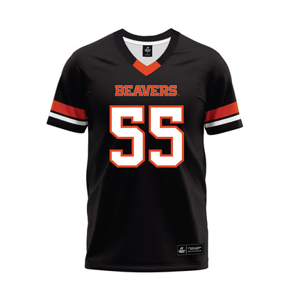 Oregon State - NCAA Football : Van Wells - Black Premium Football Jersey-0