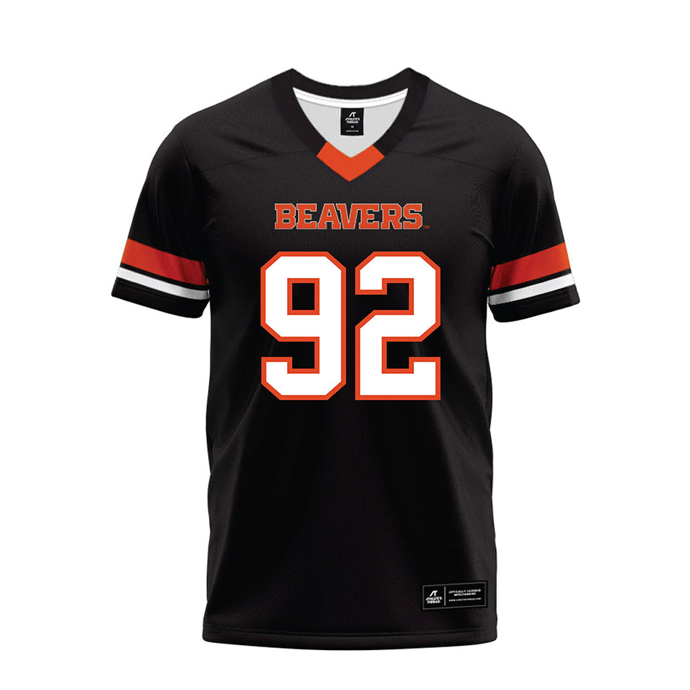 Oregon State - NCAA Football : Nick Norris - Black Premium Football Jersey-0