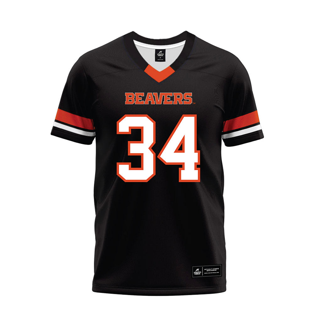 Oregon State - NCAA Football : Sean Craig - Black Premium Football Jersey-0
