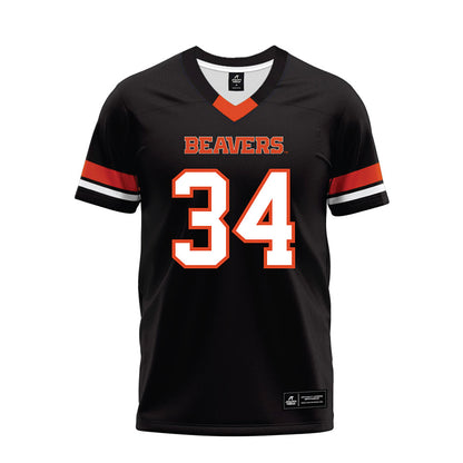 Oregon State - NCAA Football : Sean Craig - Black Premium Football Jersey-0
