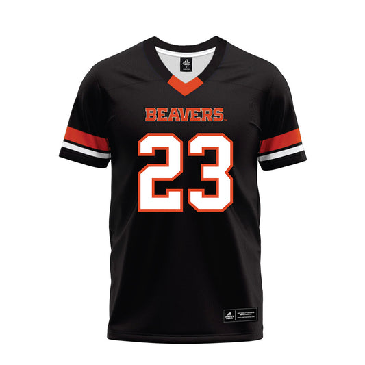 Oregon State - NCAA Football : Exodus Ayers - Black Premium Football Jersey-0