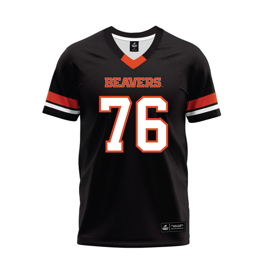 Oregon State - NCAA Football : Ben Hartman - Black Premium Football Jersey-0