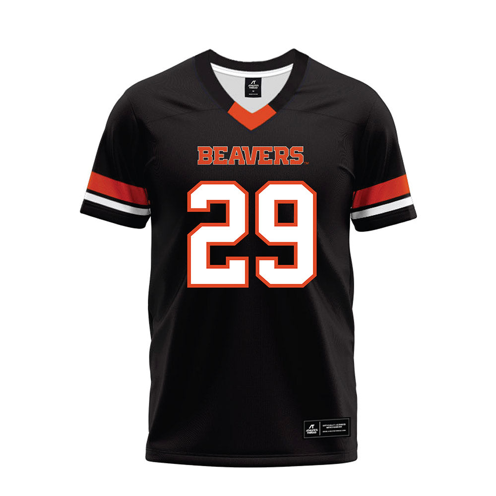 Oregon State - NCAA Football : Zephen Walker - Black Premium Football Jersey-0