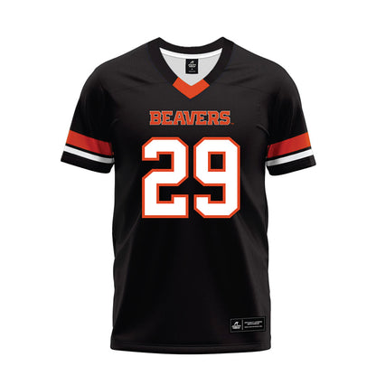 Oregon State - NCAA Football : Zephen Walker - Black Premium Football Jersey-0