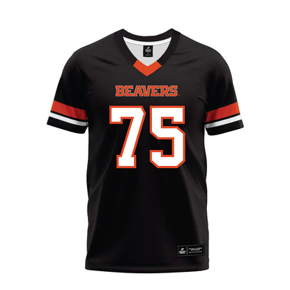 Oregon State - NCAA Football : William Larkins - Black Premium Football Jersey-0