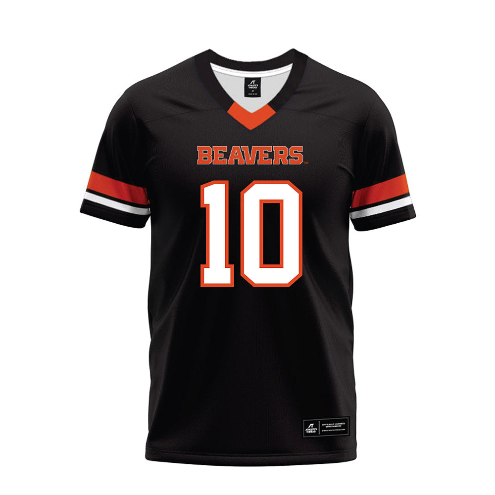 Oregon State - NCAA Football : Tristan Ti'a - Black Premium Football Jersey-0
