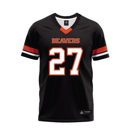 Oregon State - NCAA Football : Bleu Dantzler - Black Premium Football Jersey-0