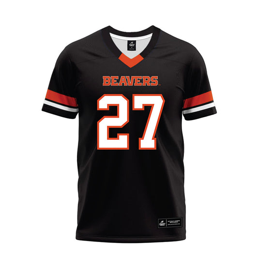 Oregon State - NCAA Football : Bleu Dantzler - Black Premium Football Jersey-0