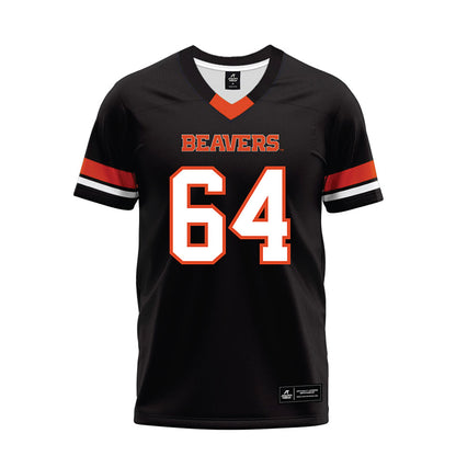 Oregon State - NCAA Football : Ryan Berger - Black Premium Football Jersey-0