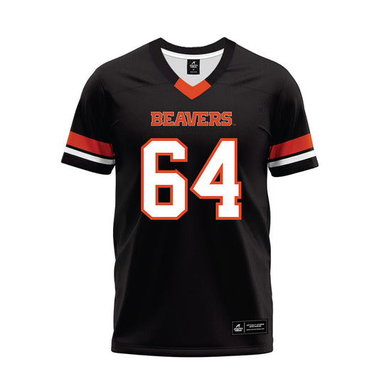 Oregon State - NCAA Football : Ryan Berger - Black Premium Football Jersey-0