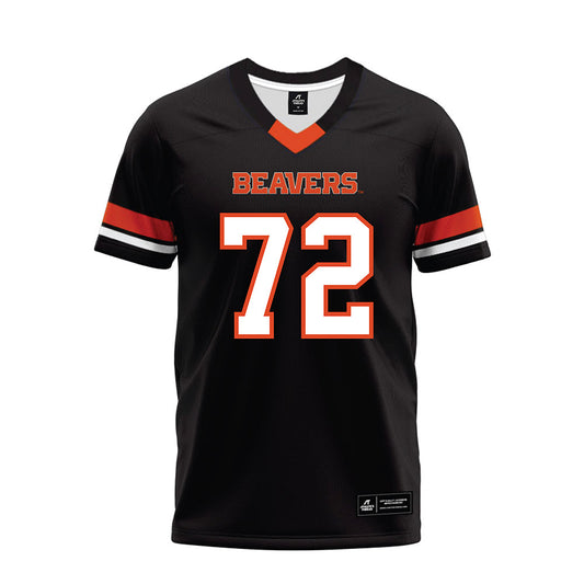 Oregon State - NCAA Football : Noah Thomas - Black Premium Football Jersey-0