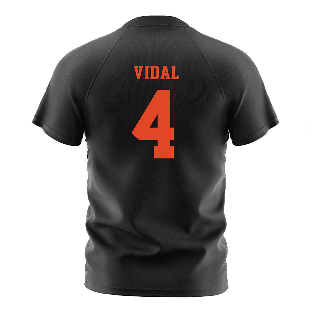 Oregon State - NCAA Men's Soccer : Oriol Vidal - Black Soccer Jersey-1