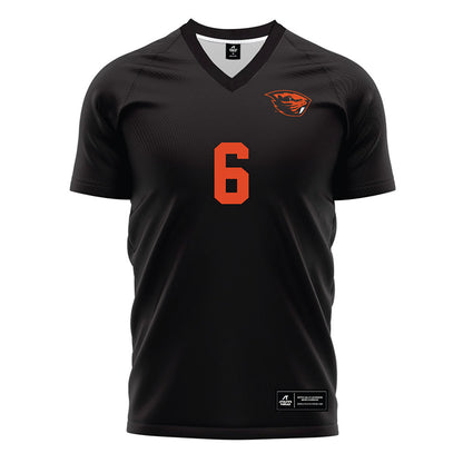 Oregon State - NCAA Men's Soccer : Jacob Zapien - Black Soccer Jersey-0