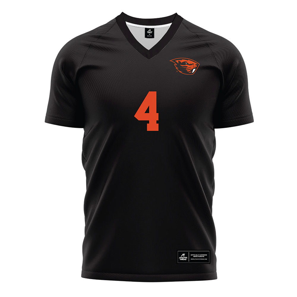 Oregon State - NCAA Men's Soccer : Oriol Vidal - Black Soccer Jersey-0