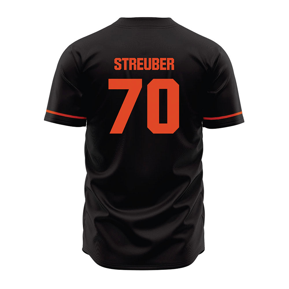 Oregon State - NCAA Softball : Amelia Streuber - Black Jersey-1
