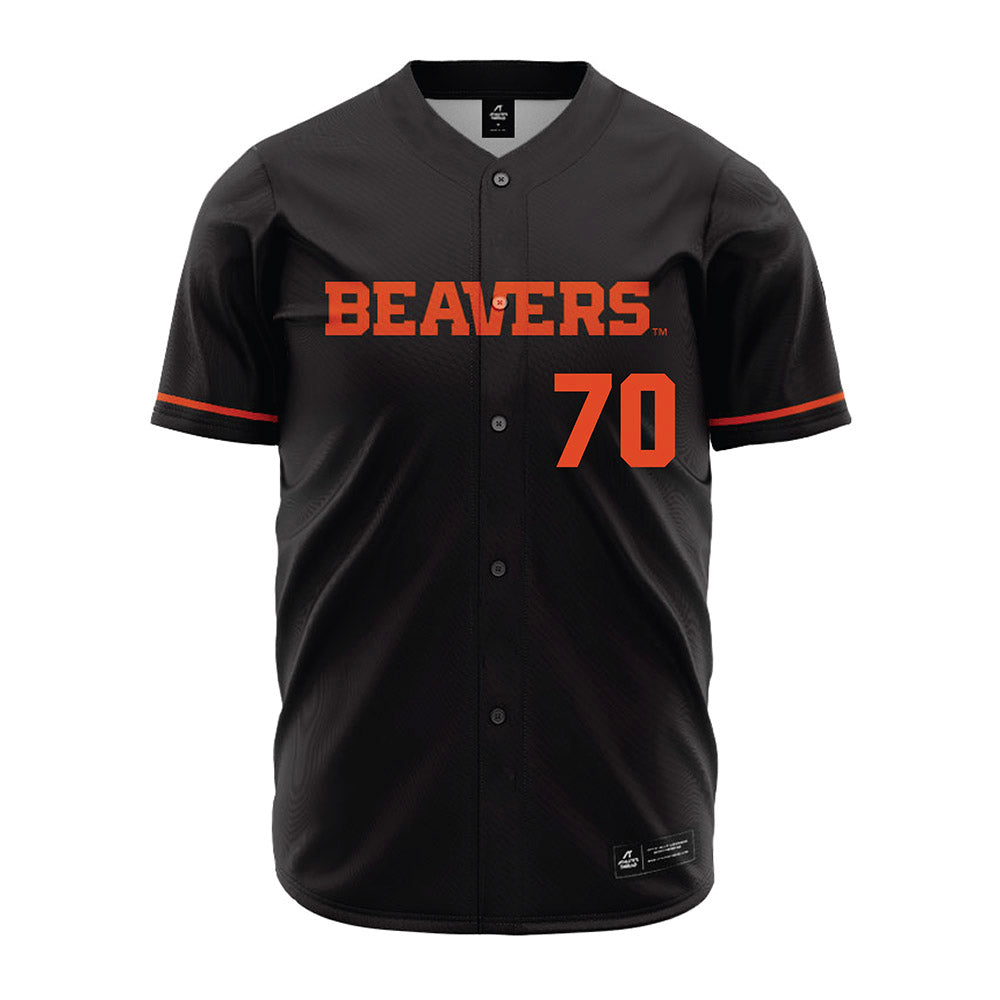 Oregon State - NCAA Softball : Amelia Streuber - Black Jersey-0