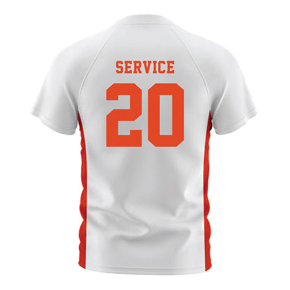 Oregon State - NCAA Women's Soccer : Sawyer Service - White Soccer Jersey-1