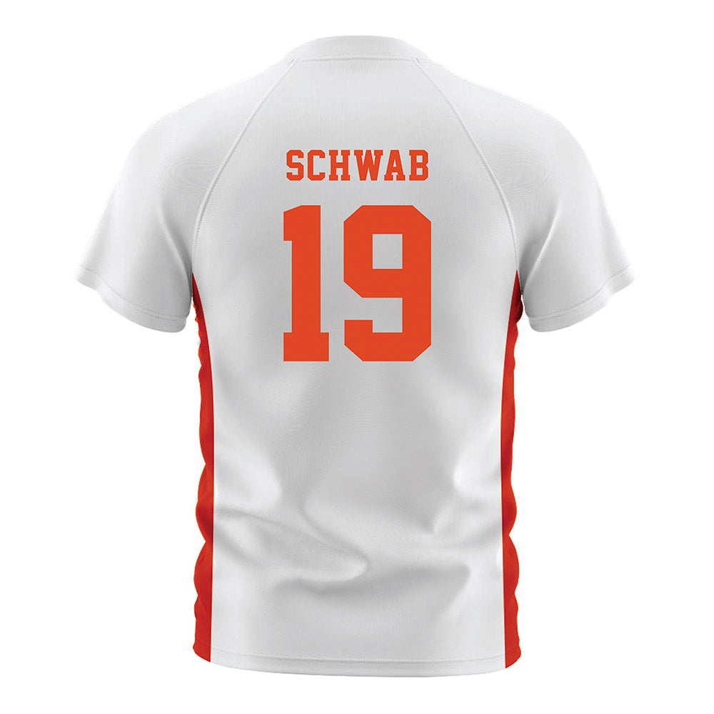 Oregon State - NCAA Women's Soccer : Adele Schwab - White Soccer Jersey-1