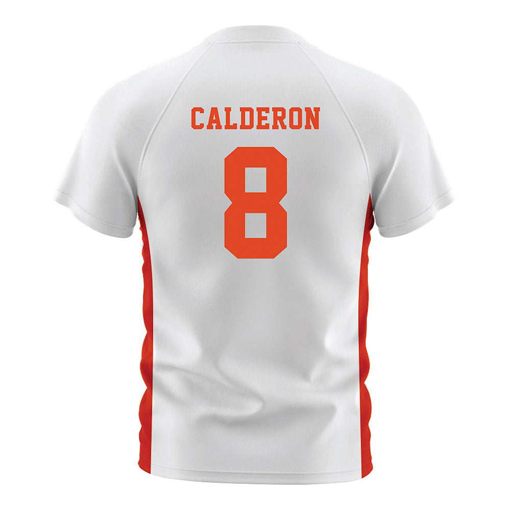 Oregon State - NCAA Women's Soccer : Isa Calderon - White Soccer Jersey-1