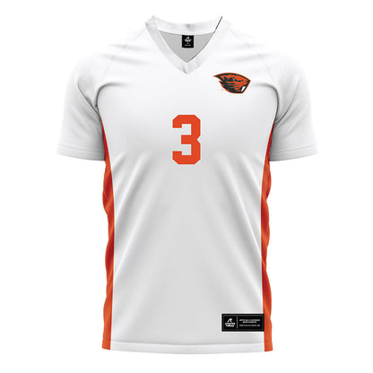 Oregon State - NCAA Women's Soccer : Lindsey Antonson - White Soccer Jersey-0