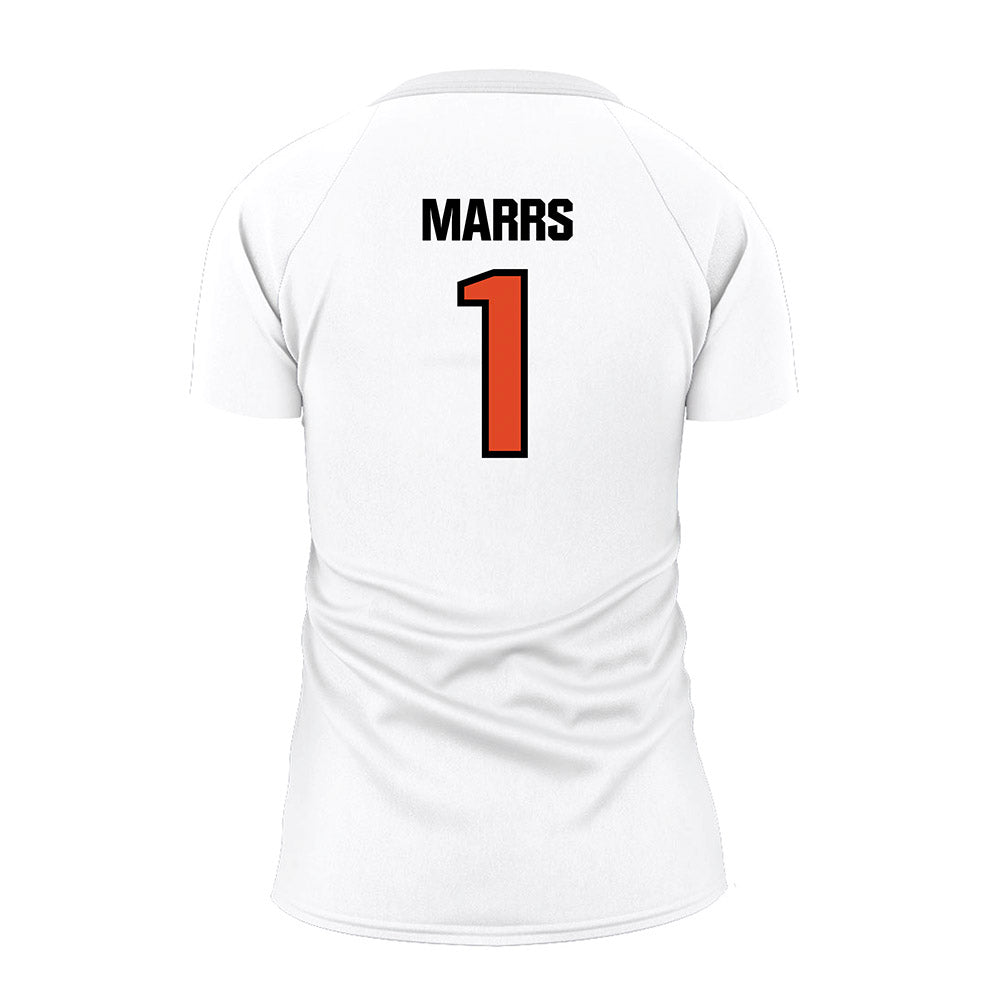 Oregon State - NCAA Women's Volleyball : Alana Marrs - White Volleyball Jersey-1