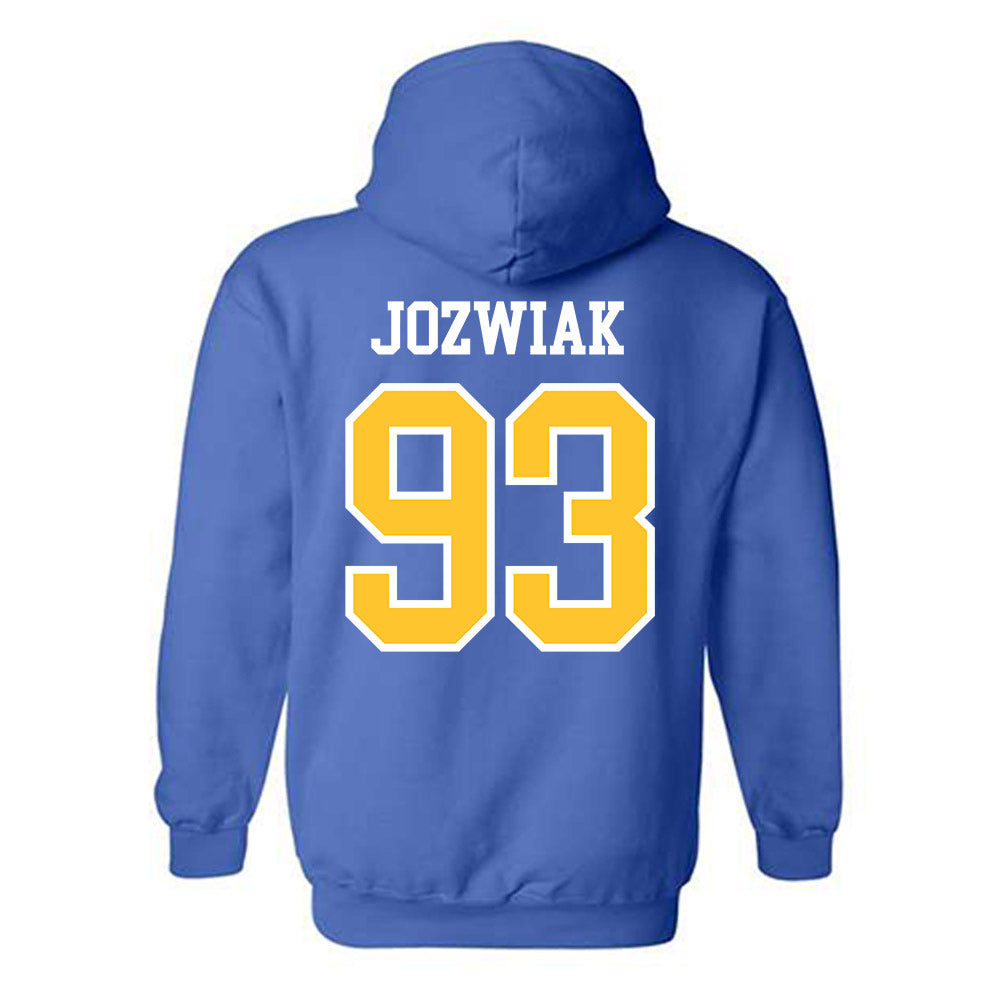 New Haven - NCAA Football : Logan Jozwiak - Classic Shersey Hooded Sweatshirt-1
