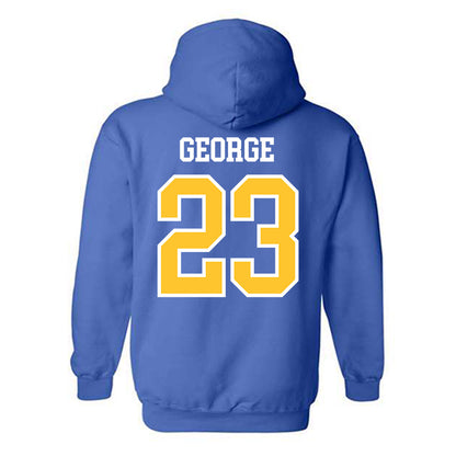 New Haven - NCAA Men's Basketball : Najimi George - Classic Shersey Hooded Sweatshirt-1